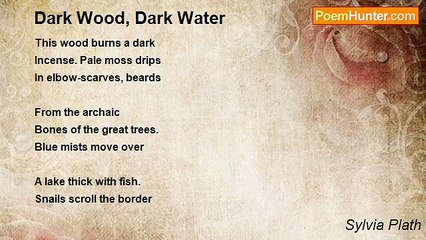 Sylvia Plath - Dark Wood, Dark Water
