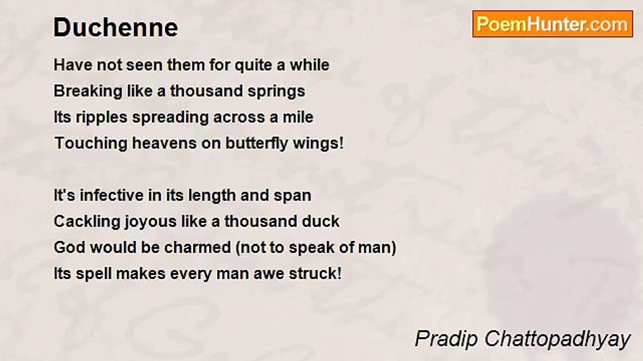 Pradip Chattopadhyay - Duchenne