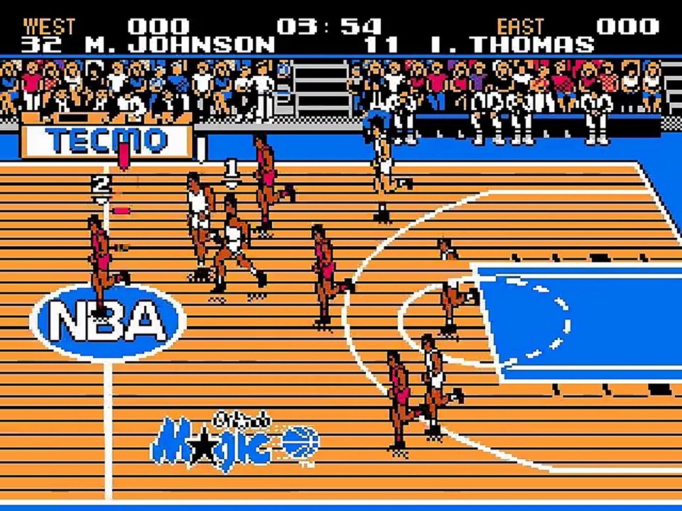 Tecmo NBA Basketball online multiplayer - nes