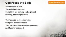 Dr John Celes - God Feeds the Birds