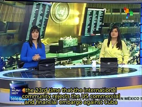 International community calls to end US embargo against Cuba