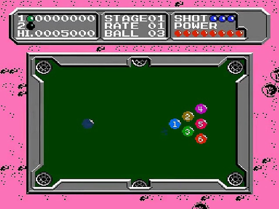 Lunar Pool online multiplayer - nes
