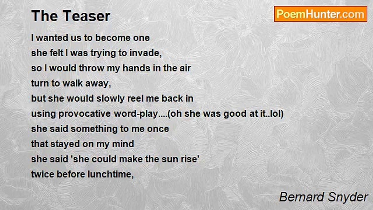 Bernard Snyder - The Teaser