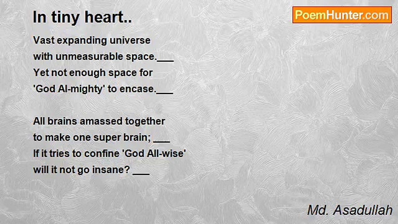 Md. Asadullah - In tiny heart..