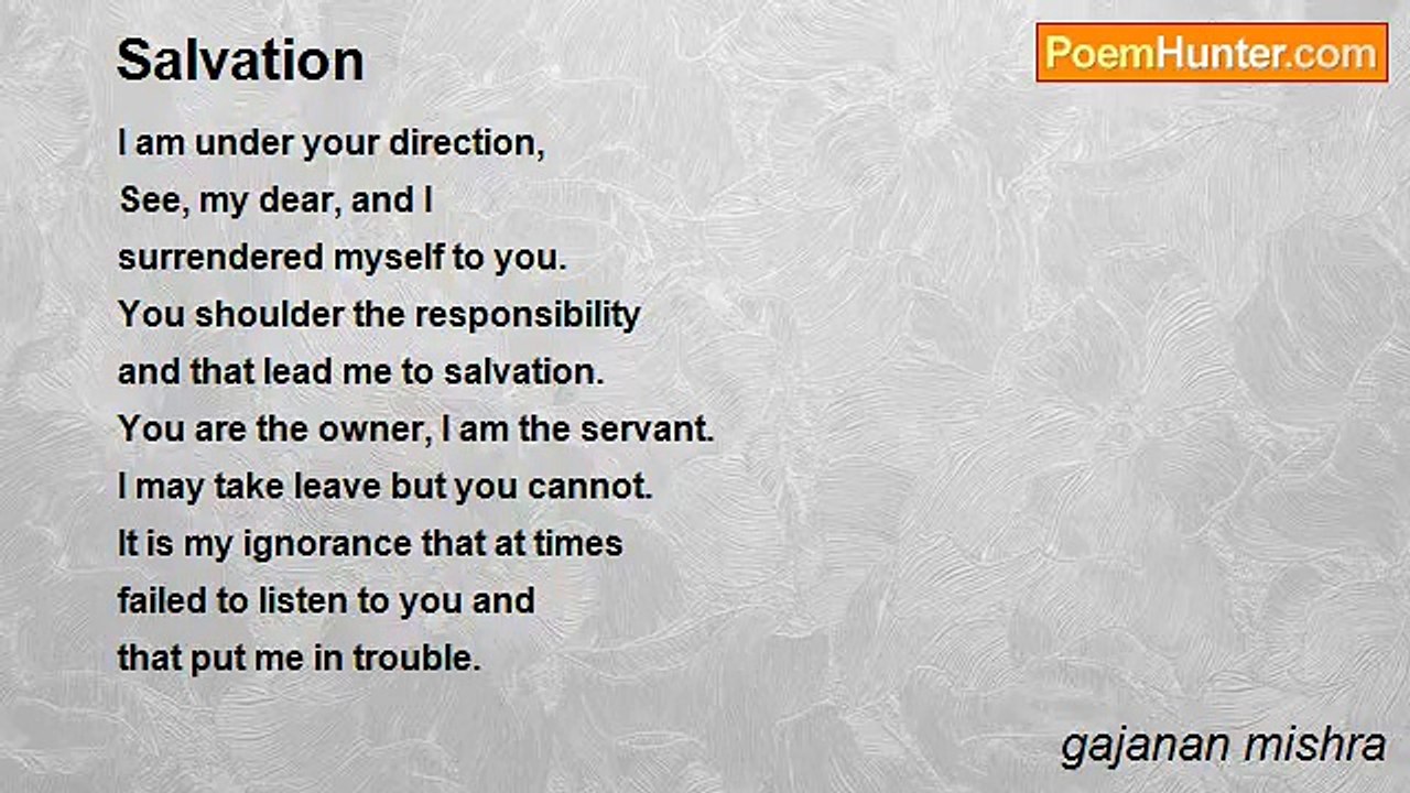 gajanan mishra - Salvation