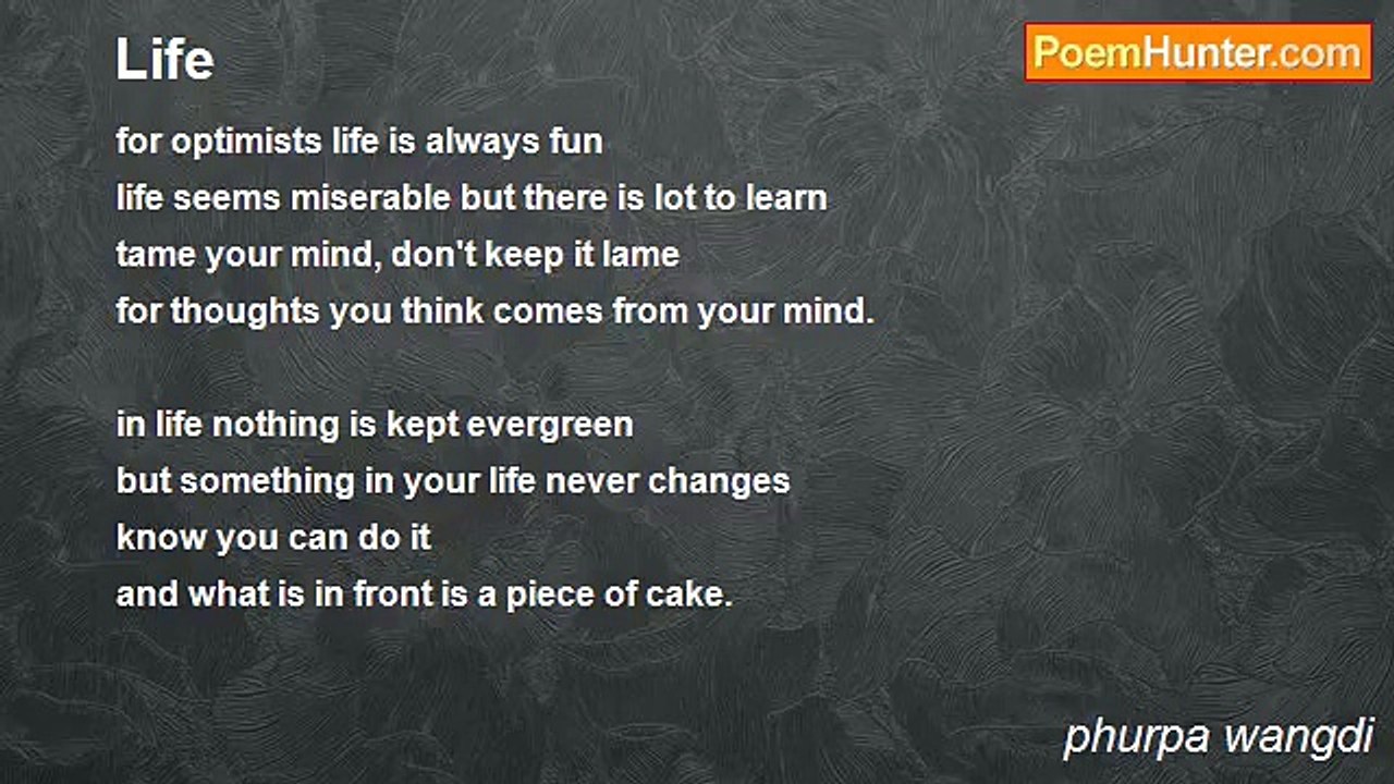 phurpa wangdi - Life