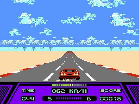 Rad Racer online multiplayer - nes