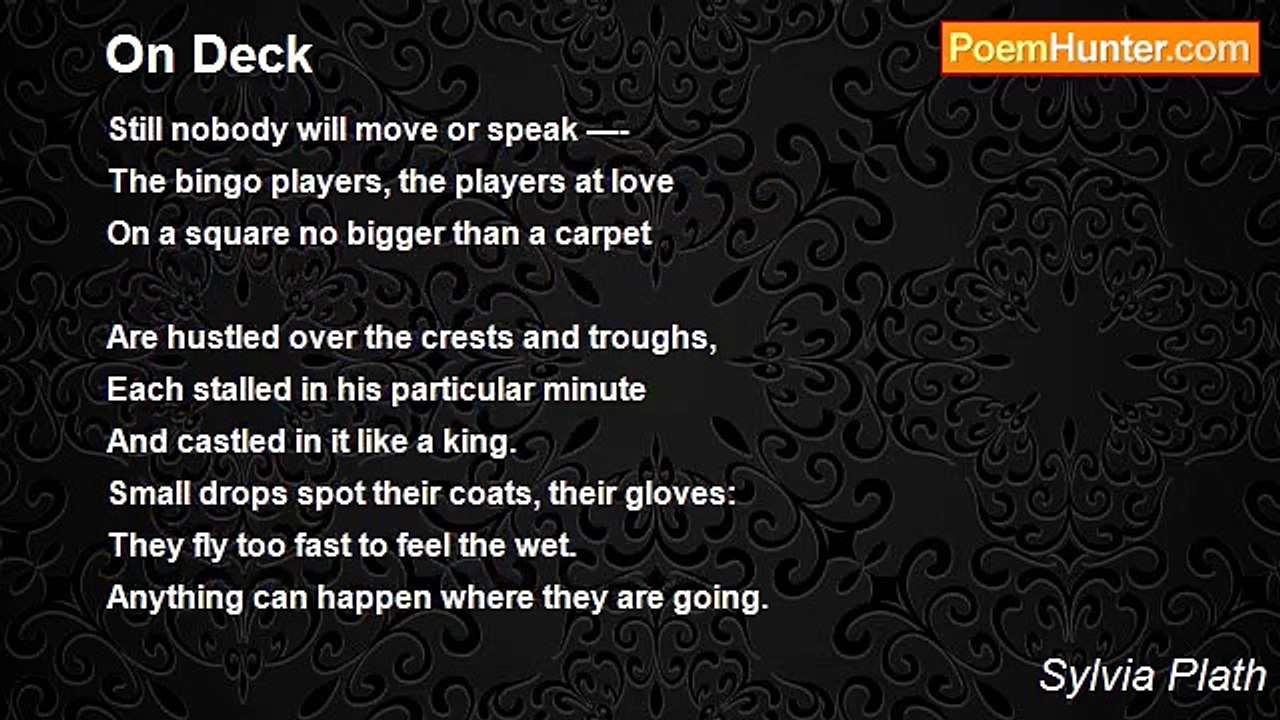 Sylvia Plath - On Deck