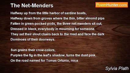 Sylvia Plath - The Net-Menders