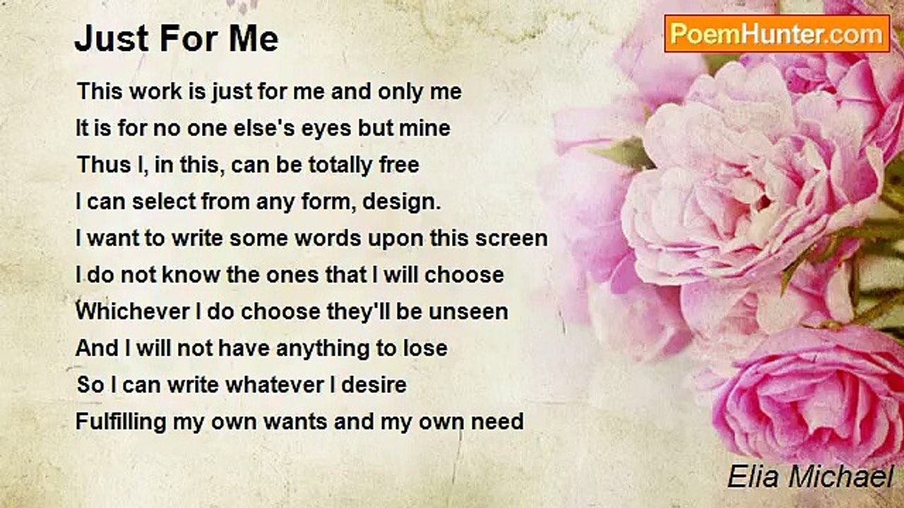 Elia Michael - Just For Me