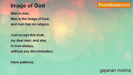 gajanan mishra - Image of God