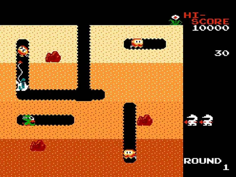 Dig Dug online multiplayer nes Vidéo Dailymotion