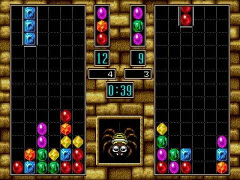 Columns III: Revenge of Columns online multiplayer - megadrive