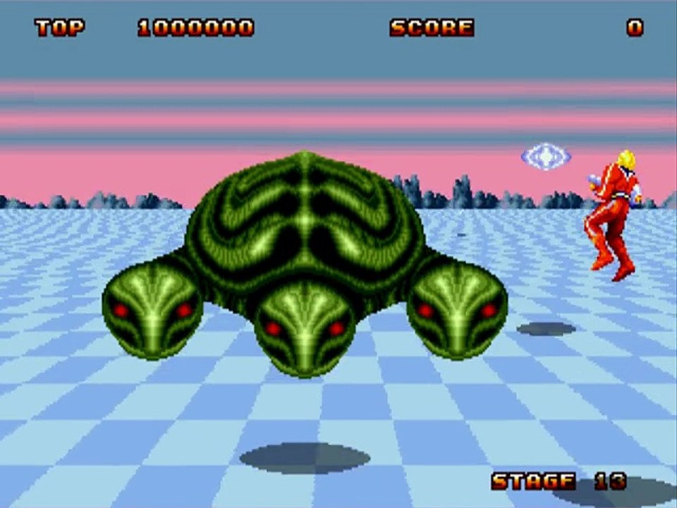 Space Harrier II online multiplayer - megadrive