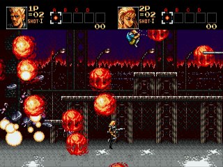 Contra : Hard Corps online multiplayer - megadrive