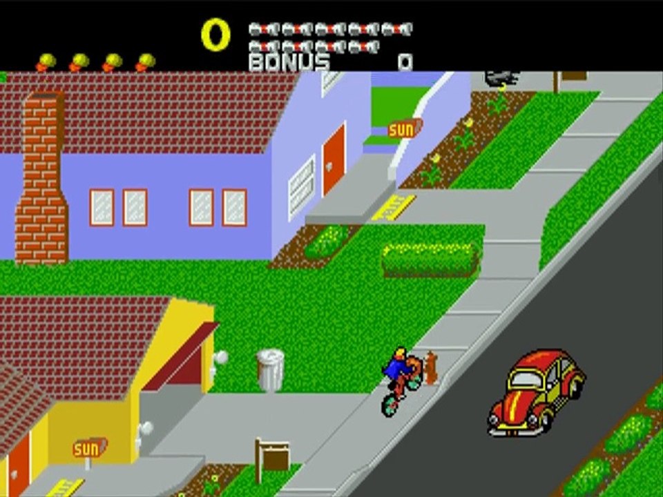 Paperboy online multiplayer - megadrive