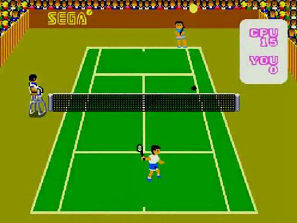 Super Tennis online multiplayer - master-system
