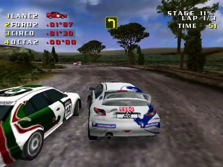 Test Drive : V-Rally online multiplayer - dreamcast