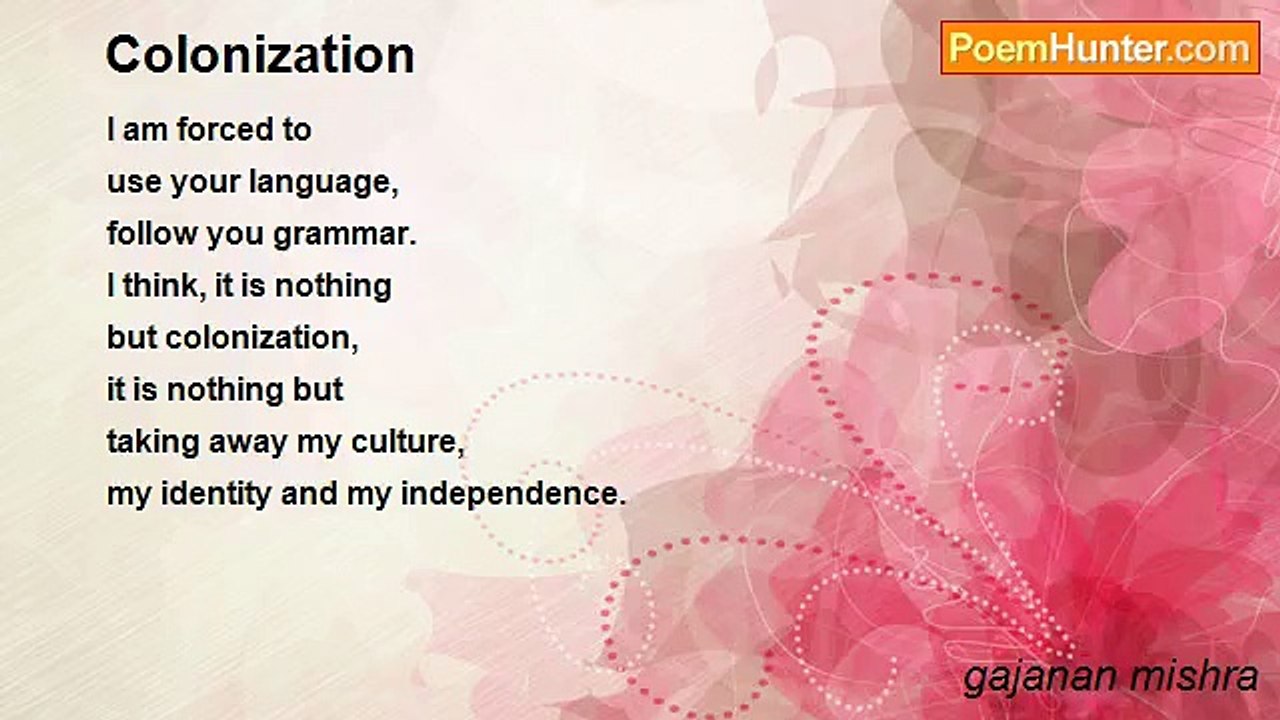 gajanan mishra - Colonization