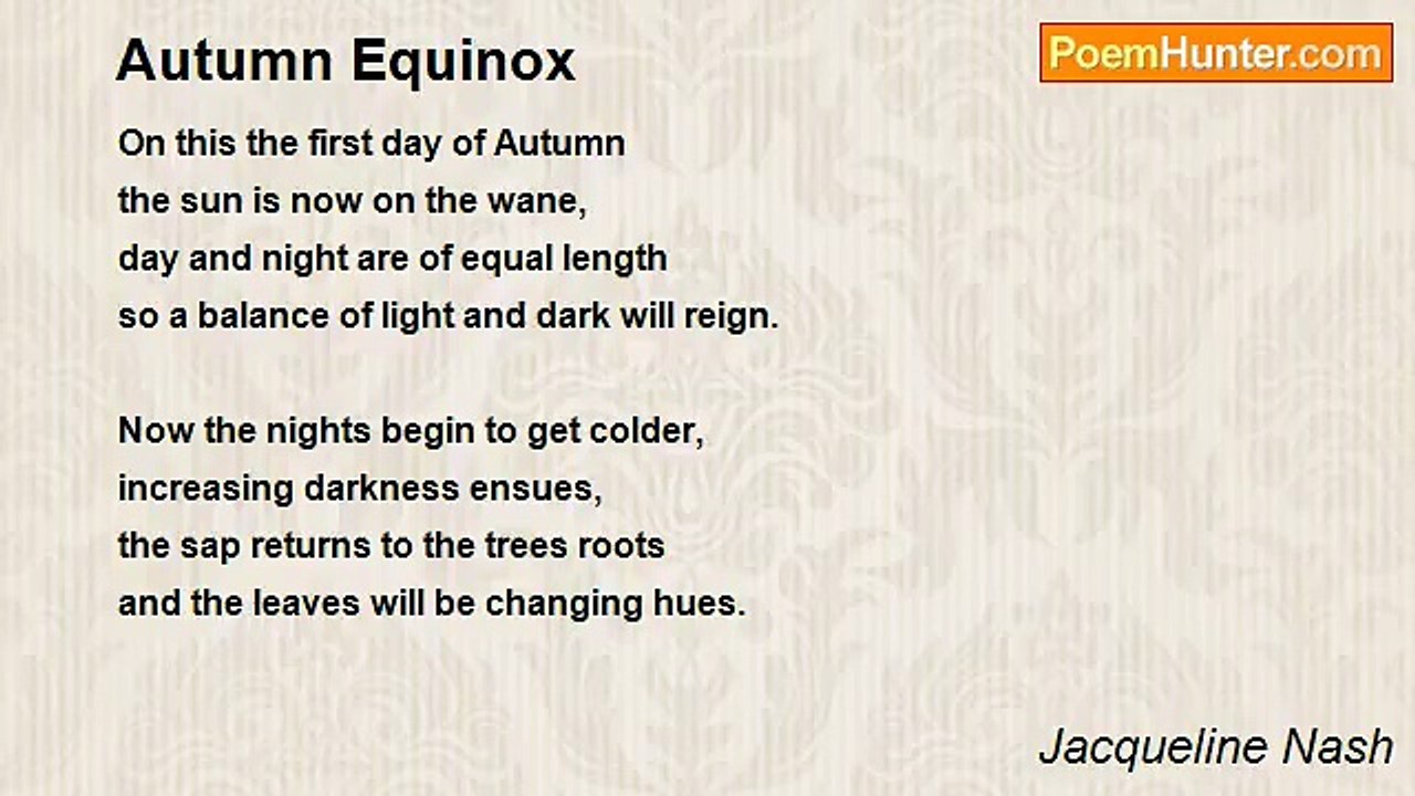 Jacqueline Nash - Autumn Equinox