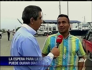 Conductores hacen cola por varios días para evitar controles en Guayaquil