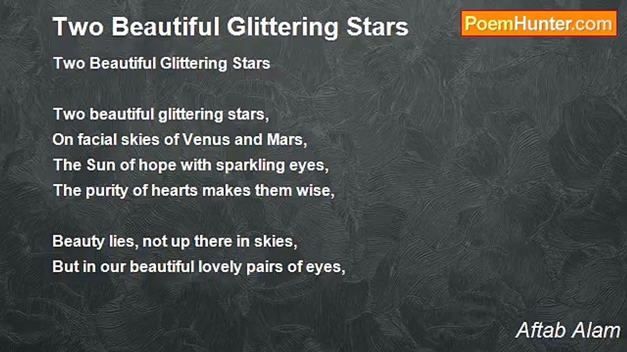 Aftab Alam - Two Beautiful Glittering Stars