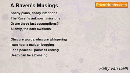 Patty van Delft - A Raven's Musings