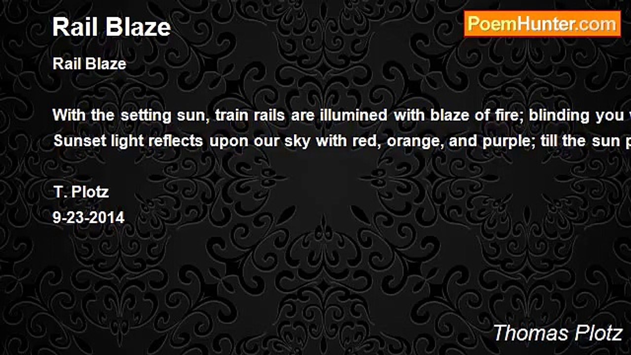 Thomas Plotz - Rail Blaze