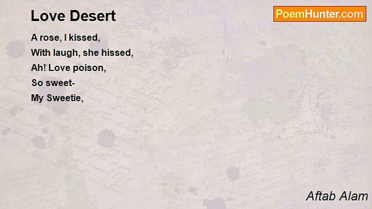 Aftab Alam - Love Desert