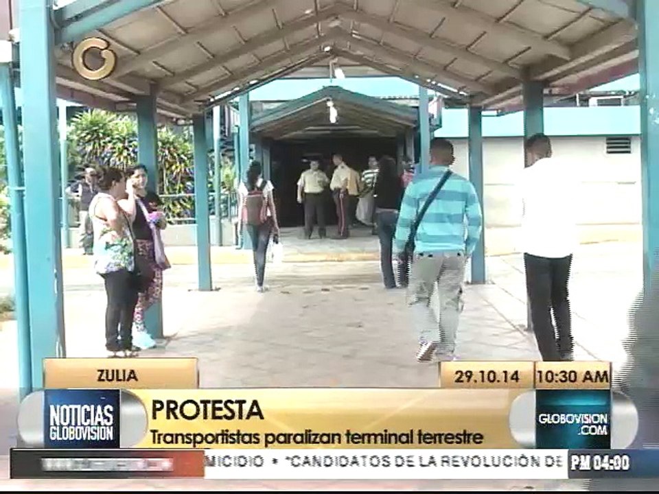 Paralizan actividades en el terminal de pasajeros de Maracaibo