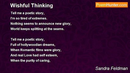 Sandra Feldman - Wishful Thinking
