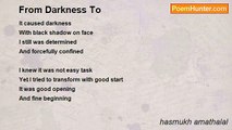 hasmukh amathalal - From Darkness To