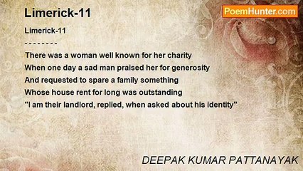 DEEPAK KUMAR PATTANAYAK - Limerick-11