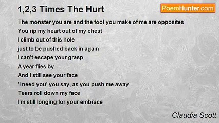 Claudia Scott - 1,2,3 Times The Hurt
