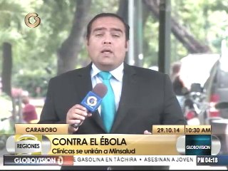 Clínicas Privadas se unirán al Programa Nacional contra el ébola