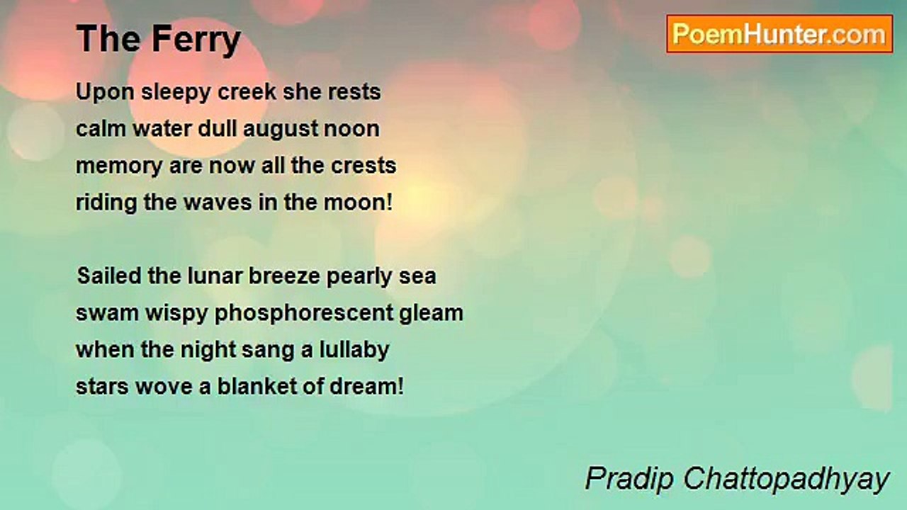 Pradip Chattopadhyay - The Ferry