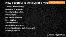 Dimitri Jagodinski - How beautiful is the love of a mother