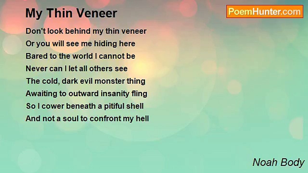 Noah Body - My Thin Veneer
