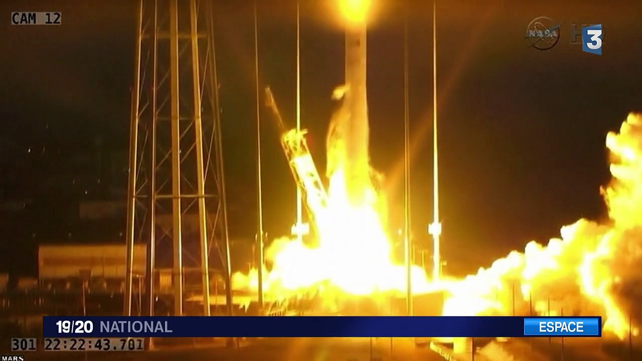 La fusée Antares explose quelques secondes après son décollage