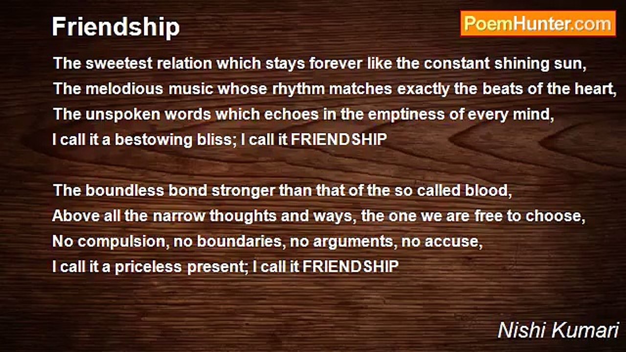 Nishi Kumari - Friendship