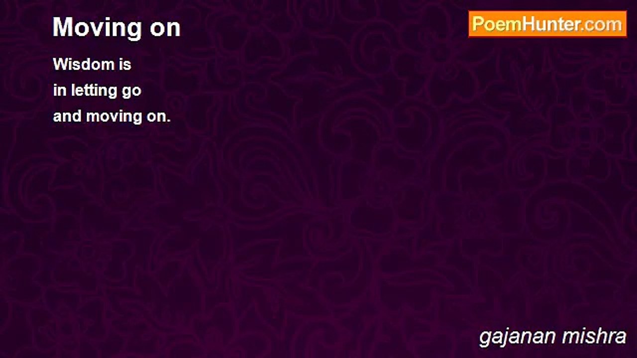 gajanan mishra - Moving on