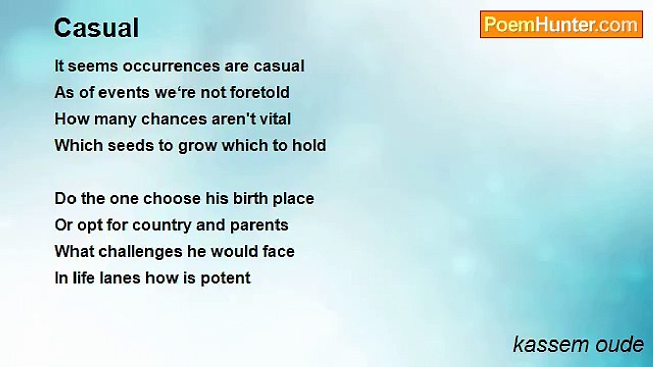 kassem oude - Casual