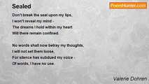 Valerie Dohren - Sealed