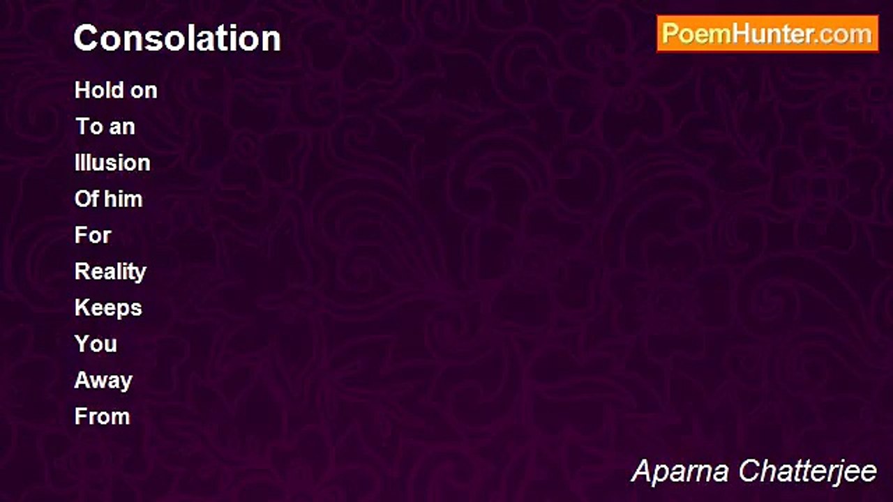 Aparna Chatterjee - Consolation