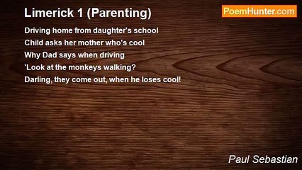 Paul Sebastian - Limerick 1 (Parenting)