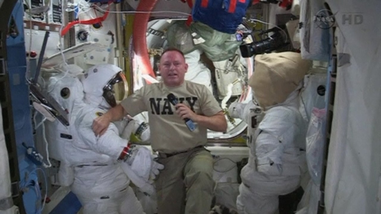 U.S. astronaut says Space Station "somber" after rocket explosion