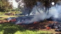 حمم بركانية في هاواي تهدد بحرق مدينة بأكملها