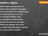 Somanathan Iyer - Sleepless nights