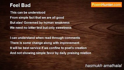 hasmukh amathalal - Feel Bad