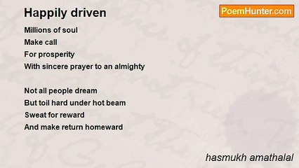 hasmukh amathalal - Happily driven